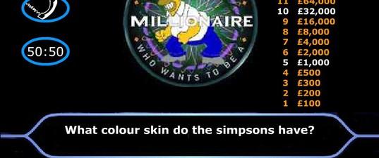 Simpsons Millionaire Game