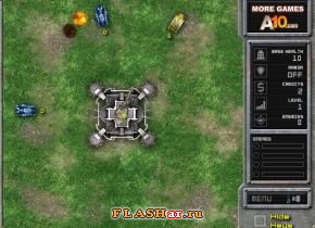 Играть онлайн в Turret Takeover онлайн игра Turret Takeover