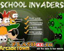Играть онлайн в Школьные захватчики (School Invaders) онлайн игра Школьные захватчики (School Invaders)