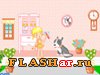 Играть онлайн в Pink doll house / Розовый кукольный домик онлайн игра Pink doll house / Розовый кукольный домик