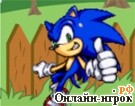 Играть онлайн в Соник в саду онлайн игра Соник в саду