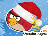 Играть онлайн в Angry Birds Xmas онлайн игра Angry Birds Xmas