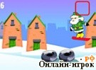 Играть онлайн в Санта сноубордист онлайн игра Санта сноубордист