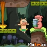 Играть онлайн в Piggy wars / Война свинок онлайн игра Piggy wars / Война свинок