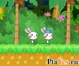 Играть онлайн в Rainbow Rabbit Adventure / Приключения радужного кролика онлайн игра Rainbow Rabbit Adventure / Приключения радужного кролика
