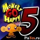 Играть онлайн в Monkey Go Happy 5 онлайн игра Monkey Go Happy 5