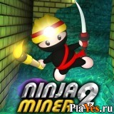 Играть онлайн в Ninja Miner 2 онлайн игра Ninja Miner 2