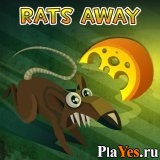 Играть онлайн в Rats Away онлайн игра Rats Away
