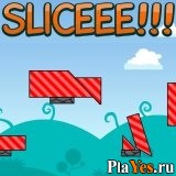 Играть онлайн в Sliceee!!! онлайн игра Sliceee!!!