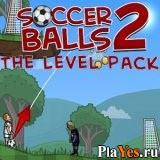 Играть онлайн в Soccer Balls 2: Level Pack онлайн игра Soccer Balls 2: Level Pack
