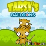 Играть онлайн в Tarsy's Balloons онлайн игра Tarsy's Balloons