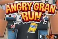 Играть онлайн в Angry Gran Run / Беги, бабуля, беги! онлайн игра Angry Gran Run / Беги, бабуля, беги!