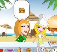 Играть онлайн в Burger Run онлайн игра Burger Run