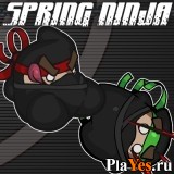 Играть онлайн в Spring Ninja онлайн игра Spring Ninja