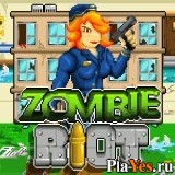 Играть онлайн в Zombie Riot онлайн игра Zombie Riot