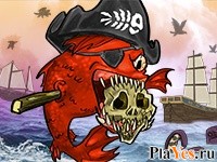 Играть онлайн в Feed Us Pirates онлайн игра Feed Us Pirates