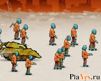 Играть онлайн в Tank Rage in Zombie City онлайн игра Tank Rage in Zombie City