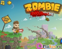 Играть онлайн в Zombie Incursion онлайн игра Zombie Incursion