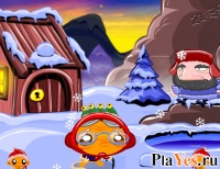 Играть онлайн в Monkey GO Happy North Pole онлайн игра Monkey GO Happy North Pole