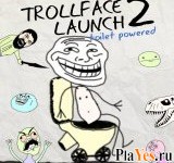 Играть онлайн в Trollface Launch 2: Toilet Powered онлайн игра Trollface Launch 2: Toilet Powered
