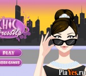 Играть онлайн в Chic Bratz Surfing онлайн игра Chic Bratz Surfing