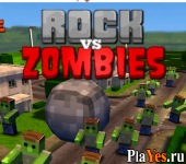 Играть онлайн в Rock vs Zombies онлайн игра Rock vs Zombies