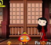 Играть онлайн в Monkey GO Happy Ninjas онлайн игра Monkey GO Happy Ninjas