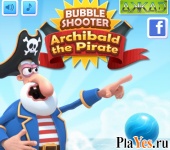 Играть онлайн в Bubble Shooter Archibald the Pirate онлайн игра Bubble Shooter Archibald the Pirate