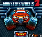 Играть онлайн в Monsters' Wheels 2 онлайн игра Monsters' Wheels 2