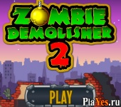 Играть онлайн в Zombie Demolisher 2 / Истребитель зомби 2 онлайн игра Zombie Demolisher 2 / Истребитель зомби 2