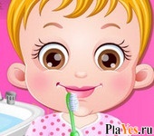 Играть онлайн в Baby Hazel Brushing Time онлайн игра Baby Hazel Brushing Time