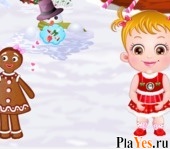 Играть онлайн в Baby Hazel Gingerbread House онлайн игра Baby Hazel Gingerbread House