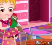 Играть онлайн в Baby Hazel Parrot care онлайн игра Baby Hazel Parrot care