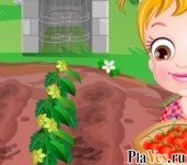 Играть онлайн в Baby Hazel Tomato Farming онлайн игра Baby Hazel Tomato Farming