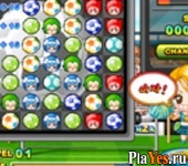 Играть онлайн в Cheerleader Bejeweled онлайн игра Cheerleader Bejeweled