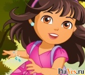 Играть онлайн в Dora the Explorer Girl Dress-Up онлайн игра Dora the Explorer Girl Dress-Up