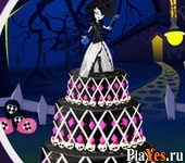 Играть онлайн в Monster High Cake Decor онлайн игра Monster High Cake Decor
