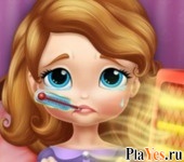 Играть онлайн в Sofia the First Flu Doctor онлайн игра Sofia the First Flu Doctor