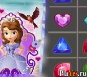 Играть онлайн в Sofia the First Jewel Match онлайн игра Sofia the First Jewel Match