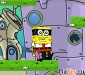 Играть онлайн в Spongebob M-Mask онлайн игра Spongebob M-Mask
