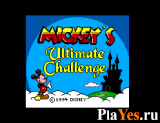   Mickey's Ultimate Challenge