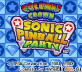 онлайн игра Sonic Pinball Party + Columns Crown