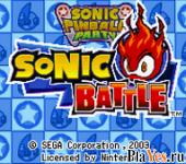онлайн игра Sonic Pinball Party + Sonic Battle