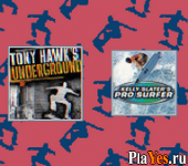   2 in 1 Game Pack - Tony Hawk's Underground + Kelly Slater's Pro Surfer
