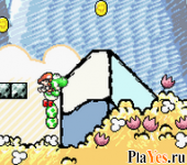 онлайн игра Super Mario Advance 3 - Yoshi's Island + Mario Brothers