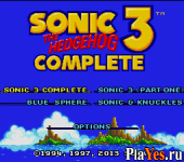 онлайн игра Sonic 3 Complete